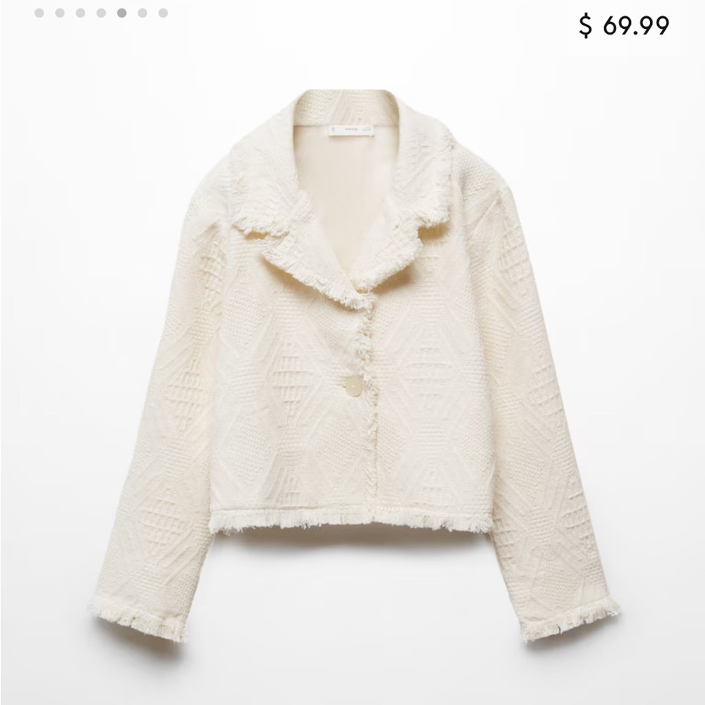 BNWT Fringe Jacket - Womens Small /Kids 13-14